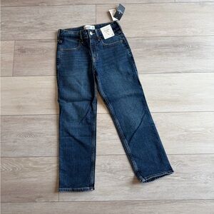 abercrombie kids straight jean high rise girls size 7/8 jeans